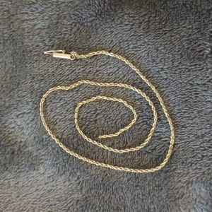 Solid 14 karat gold necklace